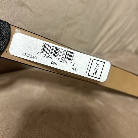 Michael Kors adjustable belt monogram black/Gray with silver hardware-SizeS/M - Picture 11 of 17